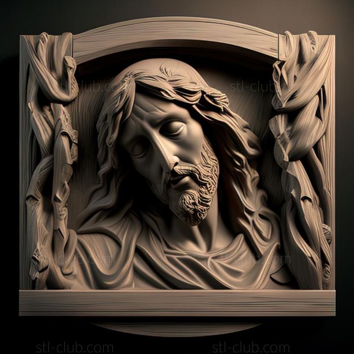 3D model st jesus (STL)